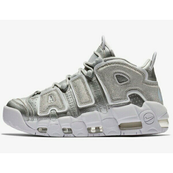 【送料無料◎クーポン対象】ナイキ NIKE AIR MORE UPTEMPO Loud and Clear（（23.5-27.0cm）Metallic Silver/White） モアテン スニーカー 917593-003 【楽ギフ_包装選択】