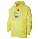 【送料無料 割引クーポン】 ナイキ メンズ Nike Kyrie x Spongebob Squarepants Patrick Star プルオーバー（Dynamic Yellow） Men 039 s パーカー フーディー トップス Hoodie Pullover NBA カイリー アービング Kyrie Irving スポンジ ボブ コラボ