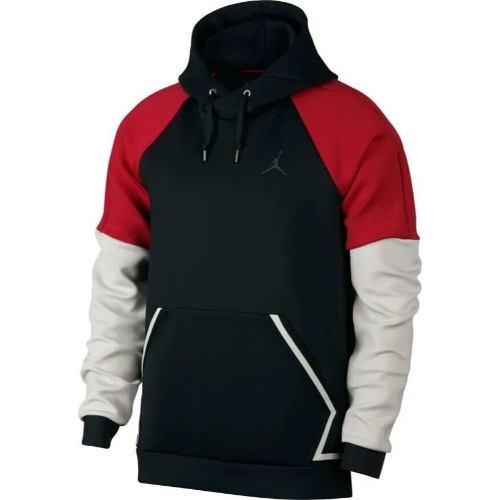 【送料無料】 nike ナイキ ジョーダン メンズパーカー Jordan Engineered Flight Tech Diamonds Pullover Hoodie(Black/Red/White) 長袖トップス
