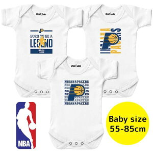 【送料無料】 NBA公式 ベビー服 ロンパース ボディースーツ3枚セット 男女兼用カバーオール ユニセックス 肌着 下着 パジャマ 出産祝い インディアナ・ペイサーズ Indiana Pacers 3-Pack Bodysuit Set