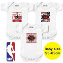 【送料無料】 NBA公式 ベビー服 ロンパース ボディースーツ3枚セット 男女兼用カバーオール ユニセックス 肌着 下着 パジャマ 出産祝い トロント・ラプター...