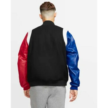 nike ナイキ ジョーダン 【メンズサイズ】 Jordan Sport DNA Varsity ジャケット(Black/Rush Blue/University Red/White) ジャンパー アウター 【ラクーポンで送料無料】