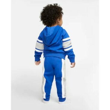 【送料無料+クーポン対象】nike ナイキ 男の子用Tricotフリースフード付きジャージ上下2点セット（Game Royal） パーカー 出産祝い セットアップ ジョガーパンツ 【楽ギフ_包装選択】