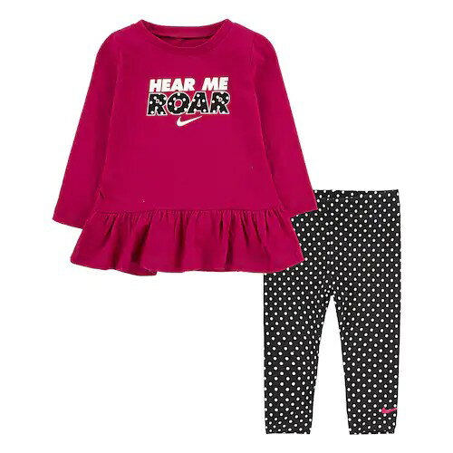 熱販売新作 送料無料 得割クーポン対象 Nike ナイキ ジョガーパンツ 女の子用here Me Roarx可愛い裾フリル長袖トップ上下2点セット Purple 出産祝い ラッシュガード セットアップ Me ジョガーパンツ 楽ギフ 包装選択 Usキッズウェア店 送料無料 得割クーポン