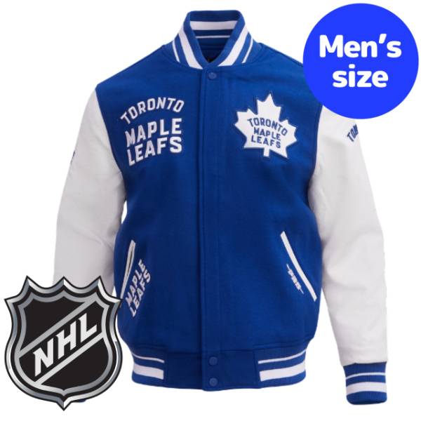 y+N[|z NHLItBV Y AE^[ o[VeBWPbg X^W Wp[ ggE[v[tX TORONTO MAPLE LEAFS RETRO CLASSIC VARSITY JACKET