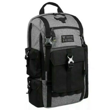 【送料無料+最大6％割引クーポン】 Under Armour アンダーアーマー プロジェクトロックレジメントバックパック（Grey/Black）（30L） UA x Project Rock Regiment Backpack リュックサック