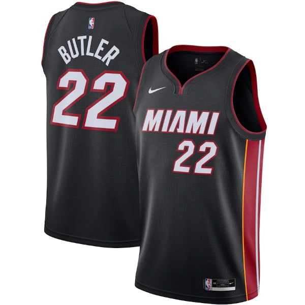 ̵+ݥnike ʥ ڥ󥺥 NBA Swingman Jersey Miami Heat/Jimmy Butler/Black 󥰥ޥ󥸥㡼 ˥ե ߡХȥ顼