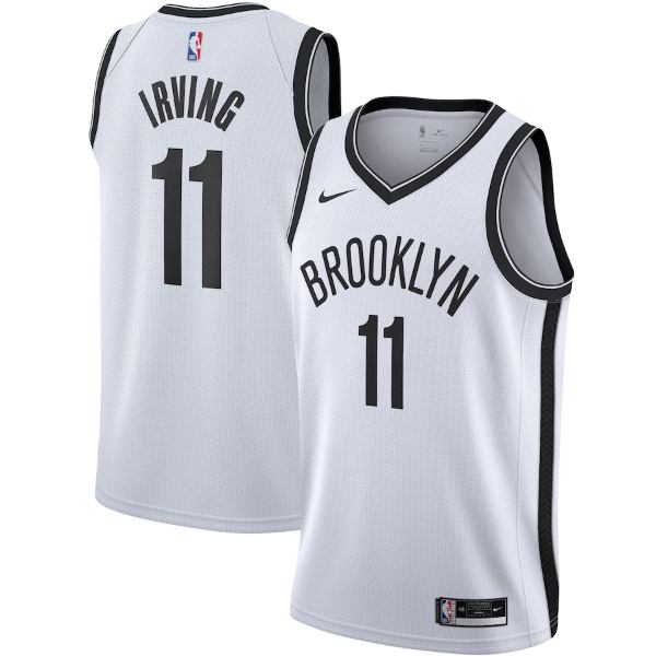 ̵+ݥ nike ʥ ڥ󥺡 NBA Brooklyn Nets Swingman Jersey Kyrie Irving/꡼ӥ/֥å󡦥ͥå/White