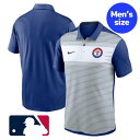 【送料無料】 MLB公式 メジャーリーグオフィシャル ナイキ Nike メンズ ポロシャツ 襟付きシャツ 半袖トップス テキサス・レンジャーズ Texas Ra...
