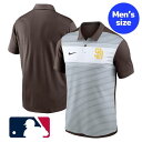 【送料無料】 MLB公式 メジャーリーグオフィシャル ナイキ Nike メンズ ポロシャツ 襟付きシャツ 半袖トップス ダルビッシュ有 サンディエゴ・パドレス ...