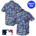 【送料無料】 MLB公式 メジャーリーグオフィシャル Reyn Spooner レイン・スプーナー メンズ ポロシャツ 襟付きシャツ アロハシャツ 半袖トップス...