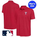 【送料無料】 MLB公式 メジャーリーグオフィシャル Antigua アンティグア メンズ ポロシャツ 襟付きシャツ 半袖トップス テキサス・レンジャーズ Texas Rangers Blooming Polo Shirt(4)