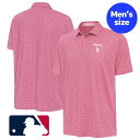 【送料無料】 MLB公式 メジャーリーグオフィシャル Antigua アンティグア メンズ ポロシャツ 襟付きシャツ 半袖トップス 大谷翔平 山本由伸 佐々木朗...