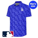 【送料無料】 MLB公式 メジャーリーグオフィシャル Antigua アンティグア メンズ ポロシャツ 襟付きシャツ アロハシャツ 半袖トップス 大谷翔平 山本...