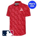 【送料無料】 MLB公式 メジャーリーグオフィシャル Antigua アンティグア メンズ ポロシャツ 襟付きシャツ アロハシャツ 半袖トップス ヌートバー セ...