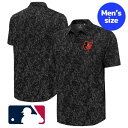 【送料無料】 MLB公式 メジャーリーグオフィシャル Antigua アンティグア メンズ ポロシャツ 襟付きシャツ アロハシャツ 半袖トップス 菅野智之 ボル...