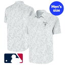 【送料無料】 MLB公式 メジャーリーグオフィシャル Antigua アンティグア メンズ ポロシャツ 襟付きシャツ アロハシャツ 半袖トップス フィラデルフィ...