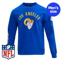 【送料無料】 Pro Standard プロスタンダード NFL公式 アメフト メンズ トレーナー 長袖トップス ロサンゼルス・ラムズ LOS ANGELES ...