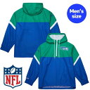 【送料無料】 NFL公式 アメフト メンズ アウター ウィンドブレーカー ジャケット ジャンパー ミッチェルアンドネス Mitchell & Ness シアトル...