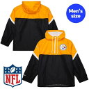 【送料無料】 NFL公式 アメフト メンズ アウター ウィンドブレーカー ジャケット ジャンパー ミッチェルアンドネス Mitchell & Ness ピッツバ...