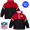 【送料無料】 NFL公式 アメフト メンズ アウター ウィンドブレーカー ジャケット ジャンパー ミッチェルアンドネス Mitchell & Ness カンザス...