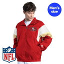 【送料無料】 NFL公式 アメフト メンズ アウター ウィンドブレーカー ジャケット ジャンパー スターター Starter サンフランシスコ・49ers Sa...