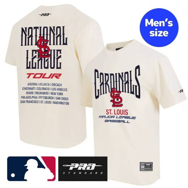 【送料無料】 MLB公式 メジャーリーグオフィシャル メンズ Tシャツ 半袖トップス プロスタンダード Pro Standard ヌートバー セントルイス カージナルス カーディナルス ST. LOUIS CARDINALS CITY TOUR 2.0 COTTON JERSEY DROP SHOULDER TOP