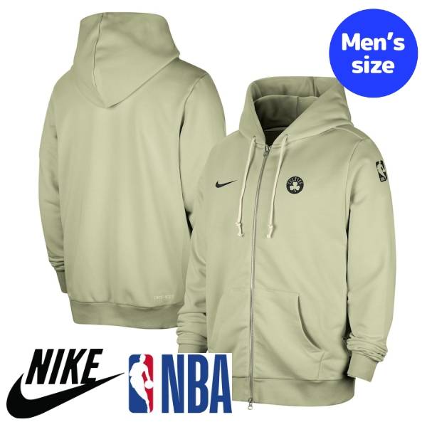 【送料無料】 NBA公式 オフィシャル メンズ フード付きジャケット アウター Nike ナイキ ボストン セルティックス Boston Celtics Nike Authentic Standard Issue Full-Zip Hoodie Jacket