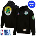 【送料無料】 NBA公式 オフィシャルアイテム メンズ パーカー フーディー トレーナー 長袖トップス Mitchell & Ness ミッチェルアンドネス ボストン・セルティックス Boston Celtics Mitchell & Ness Hardwood Classics Blackout Collection Pullover Hoodie