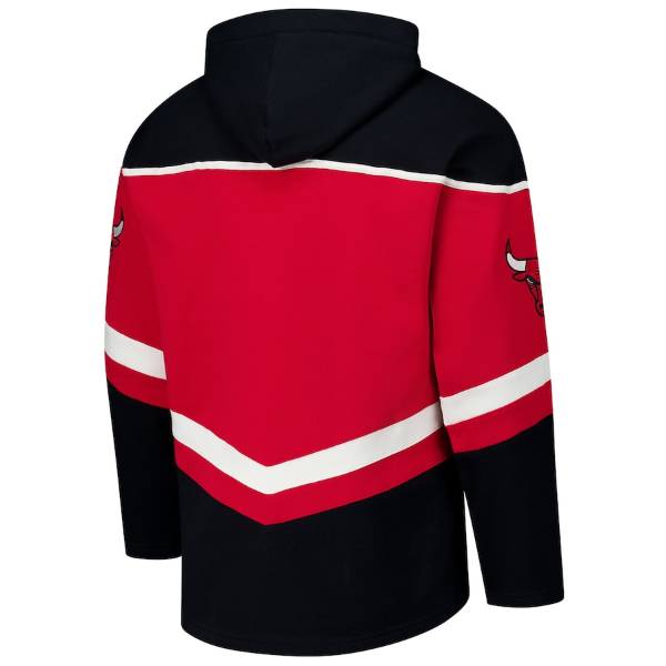 【送料無料】 NBA公式 オフィシャルアイテム メンズ パーカー フーディー トレーナー 長袖トップス 47 Brand シカゴ・ブルズ Chicago Bulls Oversized Tri-Satin Layup Lacer Pullover Hoodie