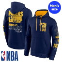 【送料無料】 NBA公式 オフィシャルアイテム メンズ パーカー フーディー トレーナー 長袖トップス Fanatics ファナティクス インディアナ・ペイサーズ タイリース・ハリバートン Indiana Pacers Game Time Crossover Pullover Hoodie