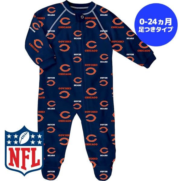 USåŷԾŹ㤨̵֡ۡ0-4ѥ NFL ٥ӡå С ѡ лˤ Outerstuff å ٥ Chicago Bears Allover Print Raglan Full-Zip SleeperפβǤʤ19,690ߤˤʤޤ
