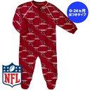 【送料無料】【0-4歳用サイズ】 NFL公式 ベビー・キッズサイズ カバーオール ロンパース 出産祝い Outerstuff アウタースタッフ アリゾナ・カーディナルス Arizona Cardinals Allover Print Raglan Full-Zip Sleeper