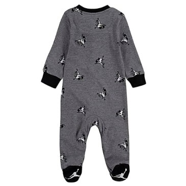 【送料無料+最大500円OFFクーポン】 NIKE ナイキ Jordan ジョーダン 男の子用Jordan Jumpman Classic足つきカバーオール(Carbon Heather) ロンパース ジャンプスーツ パジャマ 出産祝い