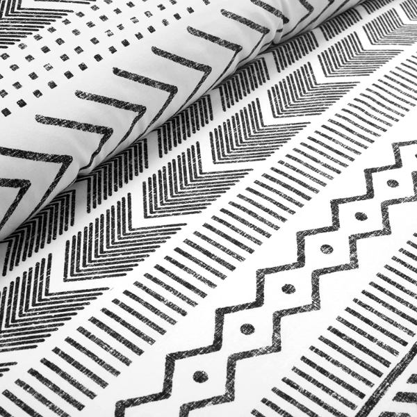 ������̵���� ����̤���٥֥��� Lush Decor ��å��塦�ǥ����� Hygge Geo �ݤ����ĥ��С����åȡ�Black & White�� ���ĥ��С� �դȤ󥫥С� �����С� �����ؤ� ����