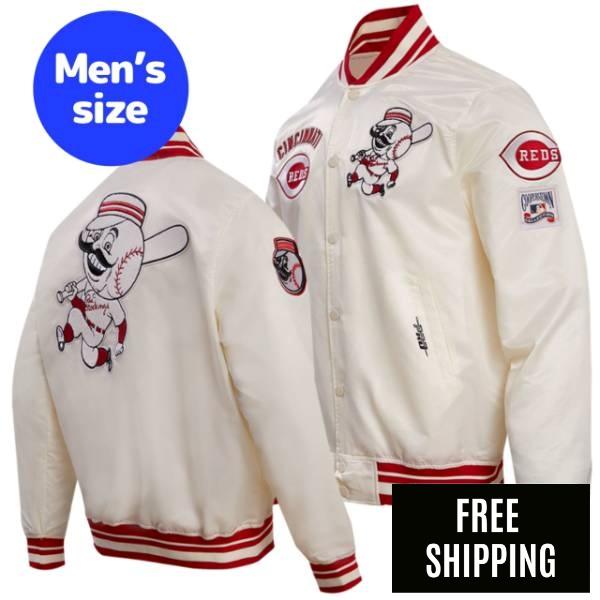 【送料無料】 Pro Standard プロスタンダード MLB メンズ アウタージャケット サテンジャケット スタジャン シンシナティ・レッズ CINCINNATI REDS RETRO CLASSIC SATIN JACKET