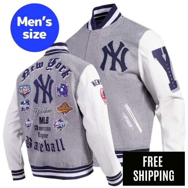【送料無料】 Pro Standard プロスタンダード MLB メンズ アウター バーシティジャケット スタジャン ニューヨーク・ヤンキース NEW YORK YANKEES OLD ENGLISH VARSITY JACKET
