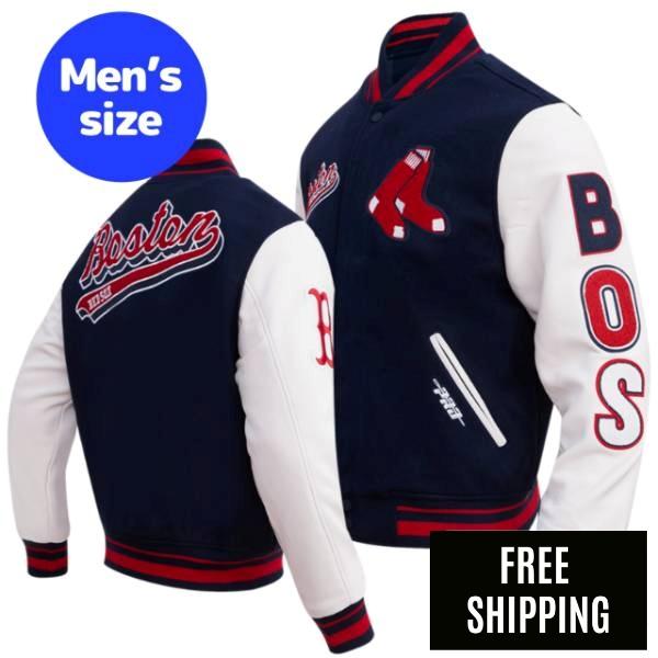 乐天商城 - 【送料無料】 Pro Standard プロスタンダード MLB メンズ アウター バーシティジャケット スタジャン ボストン・レッドソックス 吉田正尚 BOSTON RED SOX SCRIPT TAIL VARSITY