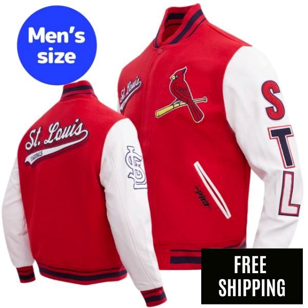 Rakuten - 【送料無料】 Pro Standard プロスタンダード MLB メンズ アウター バーシティジャケット スタジャン セントルイス・カージナルス カーディナルス ヌートバー ST. LOUIS CARDINALS SCRIPT TAIL VARSITY