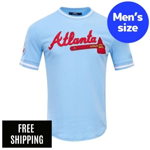 樂天商城 - 【送料無料】 Pro Standard プロスタンダード MLB メジャーリーグ メンズ Tシャツ 半袖トップス アトランタ・ブレーブス ATLANTA BRAVES CLASSIC CHENILLE TOP T-SHIRT