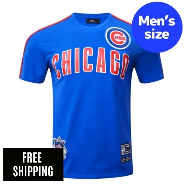 Rakuten - 【送料無料】 Pro Standard プロスタンダード MLB メジャーリーグ メンズ Tシャツ 半袖トップス 鈴木誠也 今永昇太 シカゴ・カブス CHICAGO CUBS LOGO PRO TEAM TAPING TOP T-SHIRT