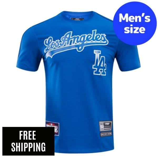 乐天商城 - 【送料無料】 Pro Standard プロスタンダード MLB メジャーリーグ メンズ Tシャツ 半袖トップス 大谷翔平 山本由伸 ロサンゼルス・ドジャース LOS ANGELES DODGERS LOGO PRO TEAM TAPING TOP T-SHIRT