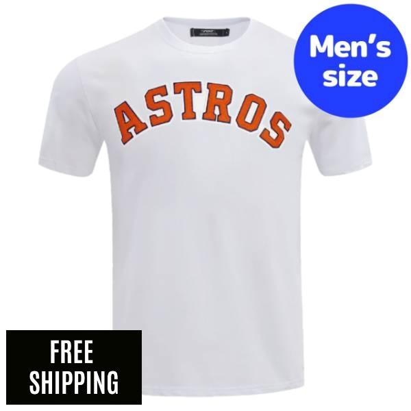 Rakuten - 【送料無料】 Pro Standard プロスタンダード MLB メジャーリーグ メンズ Tシャツ 半袖トップス ヒューストン・アストロズ HOUSTON ASTROS CLASSIC CHENILLE TOP T-SHIRT
