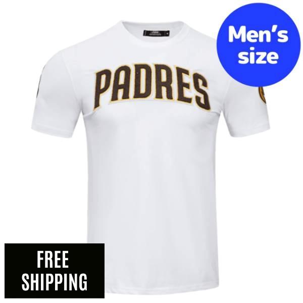 Rakuten - 【送料無料】 Pro Standard プロスタンダード MLB メジャーリーグ メンズ Tシャツ 半袖トップス ダルビッシュ有 サンディエゴ・パドレス SAN DIEGO PADRES CLASSIC CHENILLE TOP T-SHIRT