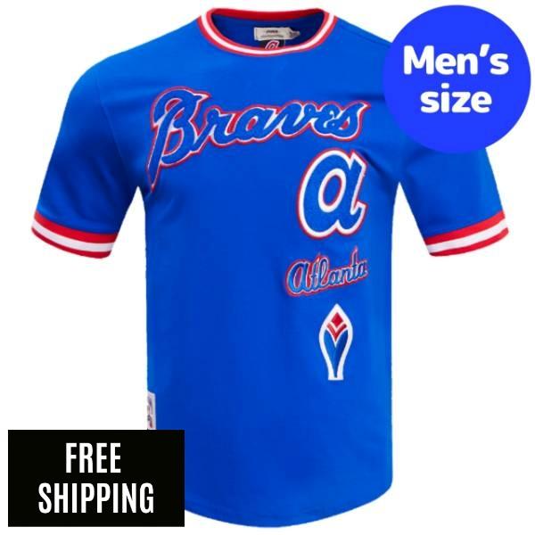 乐天商城 - 【送料無料】 Pro Standard プロスタンダード MLB メジャーリーグ メンズ Tシャツ 半袖トップス アトランタ・ブレーブス ATLANTA BRAVES RETRO CLASSIC TOP T-SHIRT