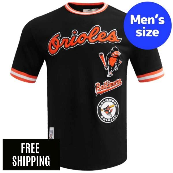 Rakuten - 【送料無料】 Pro Standard プロスタンダード MLB メジャーリーグ メンズ Tシャツ 半袖トップス ボルティモア・オリオールズ BALTIMORE ORIOLES RETRO CLASSIC TOP T-SHIRT