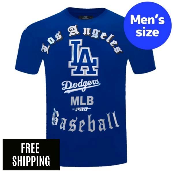 Rakuten - 【送料無料】 Pro Standard プロスタンダード MLB メジャーリーグ メンズ Tシャツ 半袖トップス 大谷翔平 山本由伸 ロサンゼルス・ドジャース LOS ANGELES DODGERS OLD ENGLISH TOP T-SHIRT