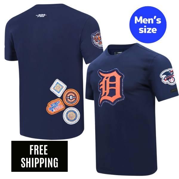 Rakuten - 【送料無料】 MLB メジャーリーグ メンズ 半袖トップス Tシャツ Pro Standard プロスタンダード 前田健太 デトロイト・タイガース DETROIT TIGERS DIY PICK STITCH SINGLE JERSEY TOP
