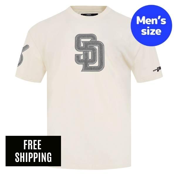 乐天商城 - 【送料無料】 MLB メジャーリーグ メンズ 半袖トップス Tシャツ Pro Standard プロスタンダード ダルビッシュ有 サンディエゴ・パドレス SAN DIEGO PADRES REVERSE FRENCH TERRY COTTON JERSEY DROP SHOULDER TOP