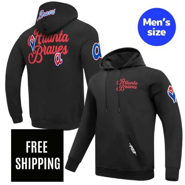 Rakuten - 【送料無料】 MLB メジャーリーグ メンズ パーカー トレーナー 長袖トップス プロスタンダード Pro Standard アトランタ・ブレーブス ATLANTA BRAVES SOUVENIR PULLOVER HOODIE
